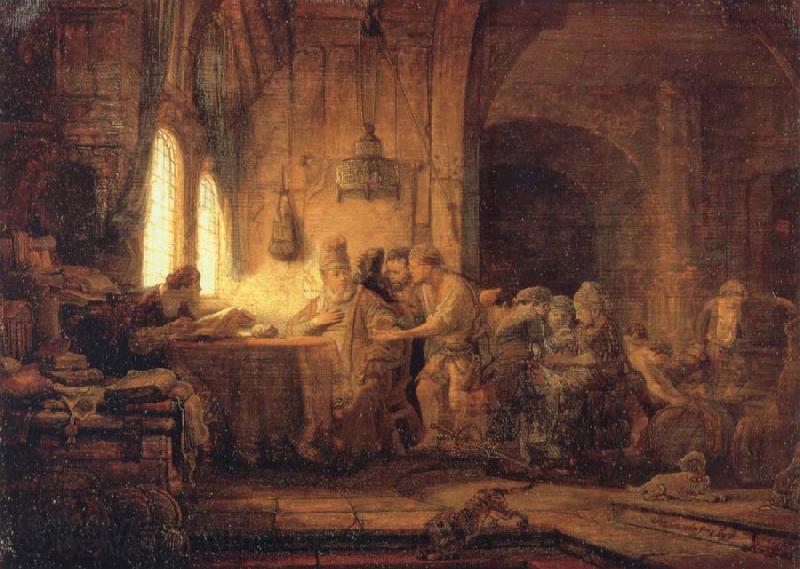 REMBRANDT Harmenszoon van Rijn The Parable of the Labourers in the Vineyard Germany oil painting art